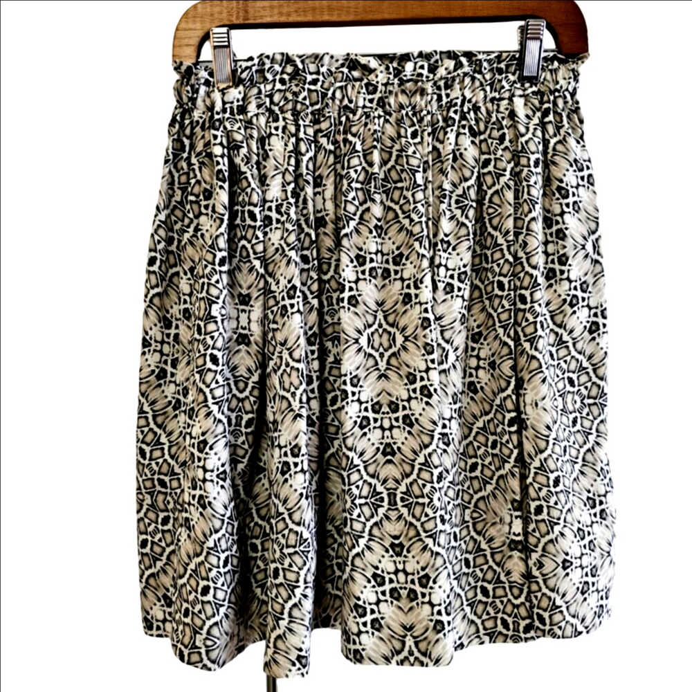 Baroque Pattern Mini Skirt